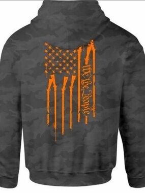 Howitzer "We The People" Camo Zip-Up Hoodie